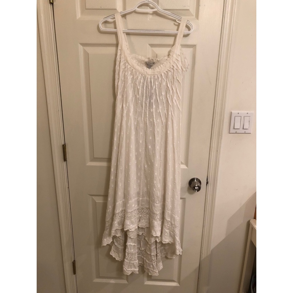 Boho dress with lace detail